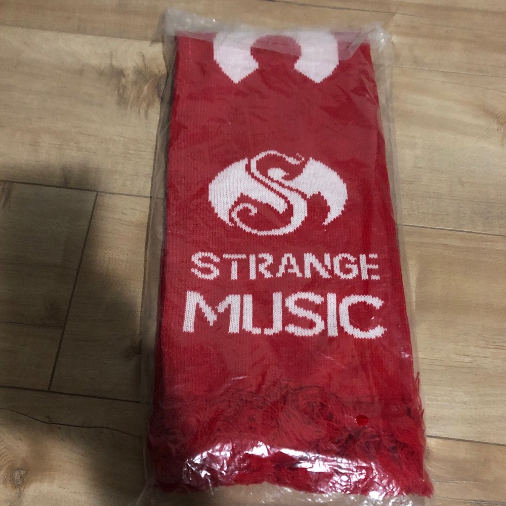 Strange Music Red Scarf